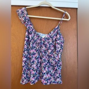 Veronica Beard floral blouse